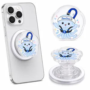 Custom Photo Phone Grip for MagSafe, Personalized Magnetic Phone Grip Stand