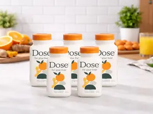 Dose for Your Liver 2oz Herbal Wellness Drink, Curcumin Dandelion Formula for Daily Liver Support and Clean Living Routine, Thoughtful Gift for Her or Him, 2025