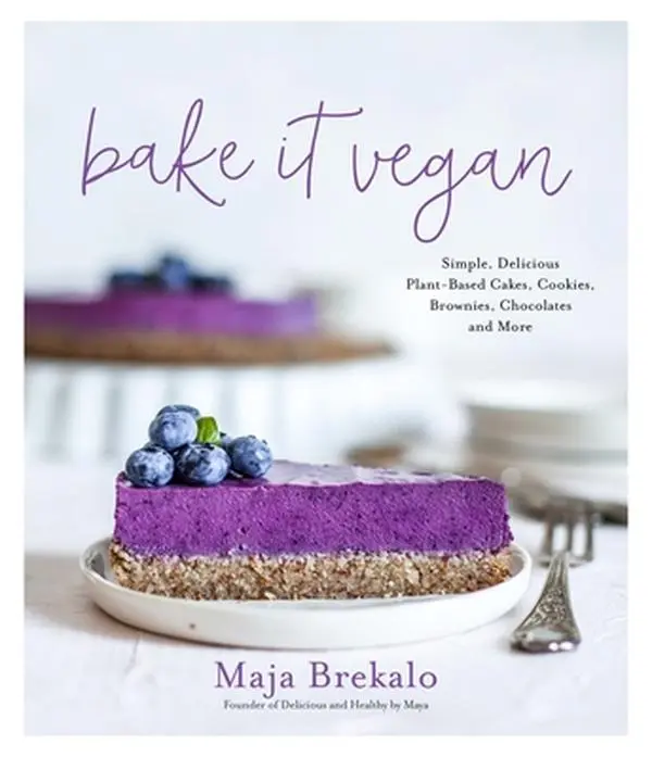 USED Book - Bake It Vegan: Easy Recipe, Healthy Plant-Based Food for Tea Time (No Animal Products) - Cakes, Cookies, Brownies, Chocolates and More by Maja Brekalo (Paperback, English)