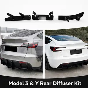 Model 3/Y Rear Diffuser Gloss Black Aero Kit Car Accessories Model 3/Y Rear Diffuser Gloss Black Aero Kit Car Accessories