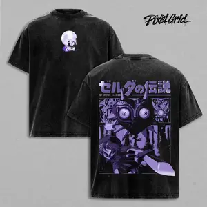 NEW Legend of Zelda T-Shirt, Washed Oversized Fit, Soft Cotton, Breathable Fabric, Unisex Streetwear Tee for Gamers & Fans Just Dropped Limited Stock!