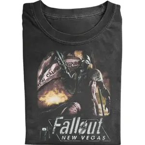 Vintage Fallout New Vegas Shirt, NCR Ranger Tee, Post Apocalyptic Gamer T-Shirt,  Gift for Men, Gift for Women, Crew Neck T-shirt, Trending T-shirt