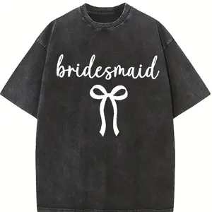 Comfort Colors® Bride Bridesmaid Shirt, Personalized Gift For Bride, Bachelorette Bride Bow Shirt, Future Mrs Shirt, Bridal Shower Gift