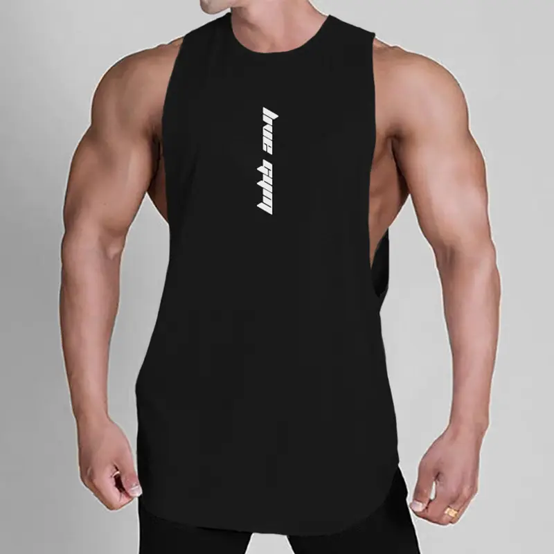Men’s Plus Size Tank Top, Quick Dry Breathable Sleeveless Workout Shirt, Crew Neck Gym Fitness Top for Summer Training, Running & Daily Wear