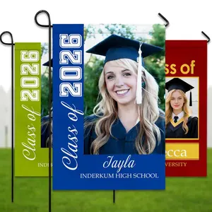 Personalized Graduation Garden Flag: Class of 2026 Decor Garden Flag
