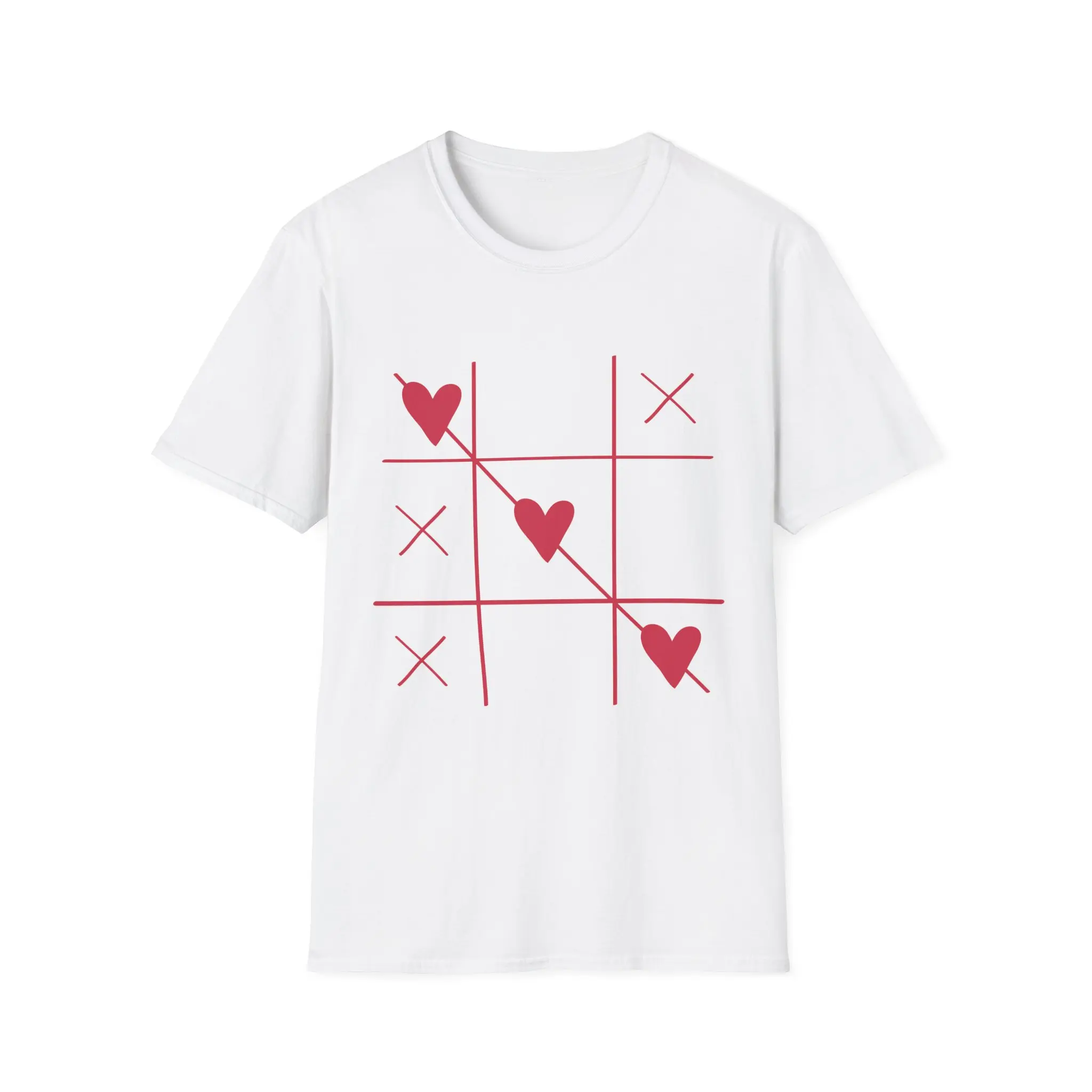 Valentine Gildan Softstyle 64000 Unisex T-Shirt - 100% Ring-Spun Cotton, Ultra-Soft, Classic Fit, Pearlized Label, Ethically Grown US Cotton, Oeko-Tex Certified