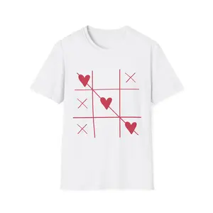 Valentine Gildan Softstyle 64000 Unisex T-Shirt - 100% Ring-Spun Cotton, Ultra-Soft, Classic Fit, Pearlized Label, Ethically Grown US Cotton, Oeko-Tex Certified