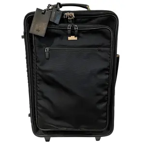 Pre-owned GUCCI Nylon Tote Bags Leather Trolley Suitcase