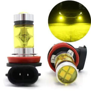LED Bulbs Fog Light Bulb, 100W Daytime Running lights,  H8 H9 H11 LED Bulb Replacement for Car Truck DRL and Fog Lights 4300K Golden Yellow