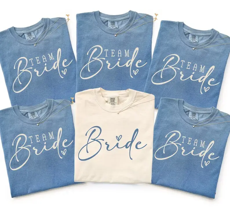 Comfort Colors Bride Squad T-Shirt, Soft Cotton Matching Bridal Party Tee, Bachelorette Gift, Bridal Shower Wedding Shirt