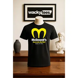 McDowells Home of the Big Mick Coming to America Graphic Tee Shirt