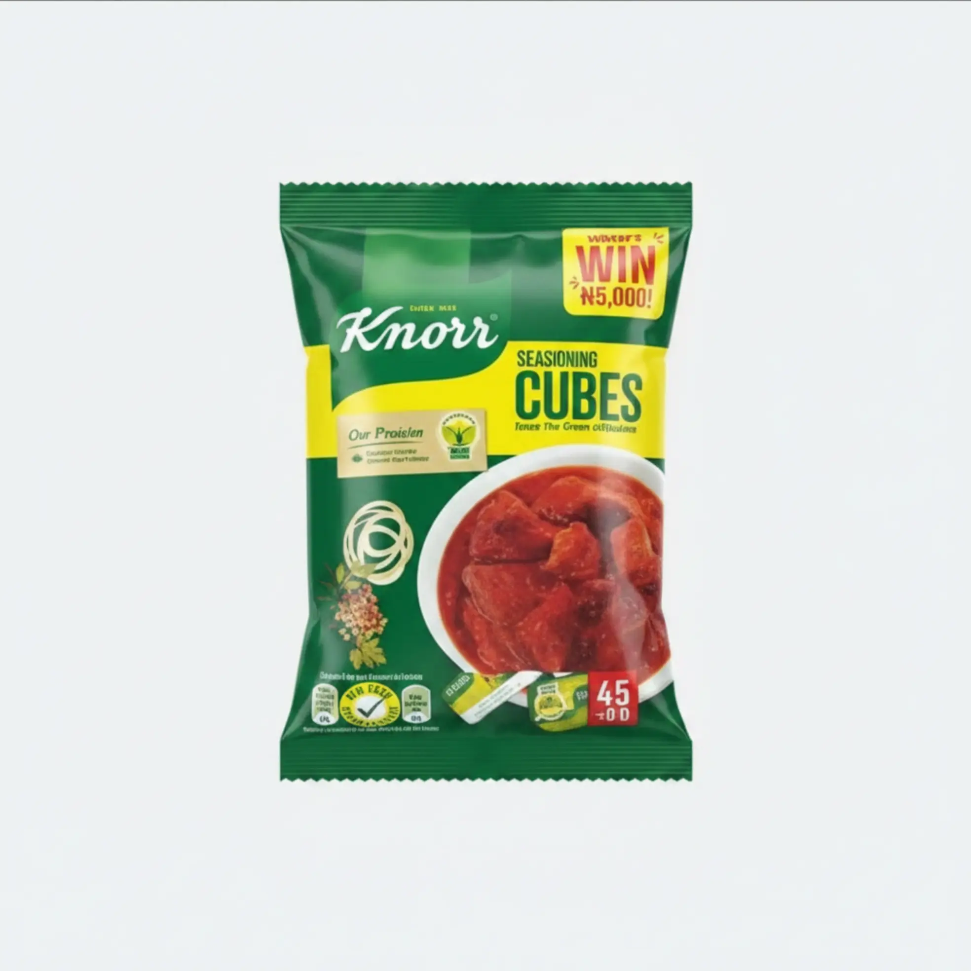 Knorr Seasoning Cubes, 45 Count – 12.7 oz (360 g)