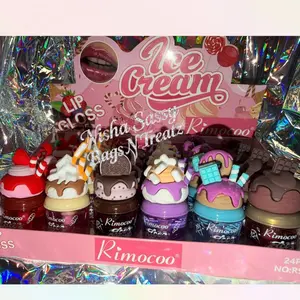 Dessert Moisturizing Lipstick & Lip Gloss   Makeup  Glossy Cosmetic Moisturizer Hydrating Hydrate Moisture