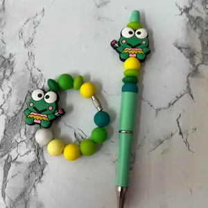 Frog pen and cup charm