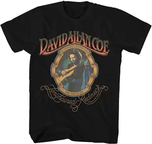 Vintage David Allan Coe Live In Concert Cotton Unisex Shirt gift for her, him full size