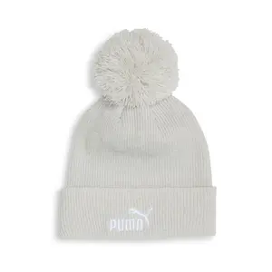 PUMA Womens #1 Ribbed Lurex Knit Beanie  - Grey