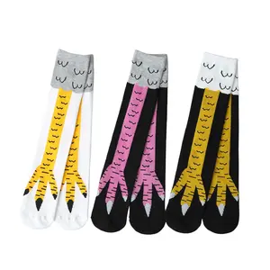 Toddler Baby Little Boy Girl Funny Socks Cute Chicken Feet Socks Soft Elastic Non-slip Socks Halloween Socks 3-13 Years