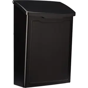 2681B Black Marina Wall Mount Mailbox, Small