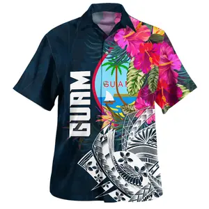 Hawaiian Shirt 2026 Guam Hawaiian Shirt Custom Personalised Polynesian Summer Vibes, Tropical Print Button-Up #tiktokshop #spotlightfinds #viraloutfits #hawaiianshirt #aloha