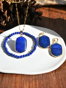 Natural Crystal Jewelry Set, Fashion Jewelry for Party, Daily Clothing Decor, Trendy All-match & Exquisite Jewelry for Birthday Gift