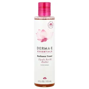 DERMA E Essentials, Radiance Toner, Glycolic Acid & Rooibos , 6 fl oz (175 ml)