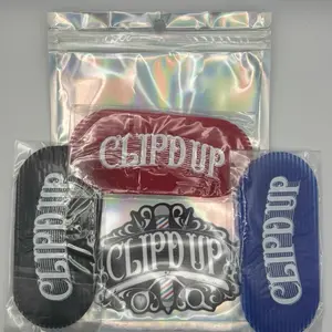 CLIPDUP Barber Hair Grips Velcro - Assorted Colors for Styling Needs - Red Black & Blue Options Available