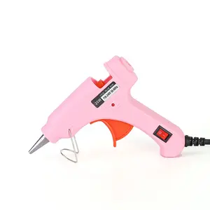 Hot Melt Glue Gun Set, Tool, Adhesives, Includes 20w Hot Glue Guns & 7mm Sticks (pack of 20), Blue Colors Available, Ideal for DIY Projects