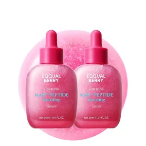 EQQUALBERRY NAD+ Peptide Boosting Smoothie Serum – Anti-Aging Korean Skin Care | Firming Serum with 5 Ceramides & Vegan Collagen for Wrinkles & Radiant Glow(1.01oz/30ml)