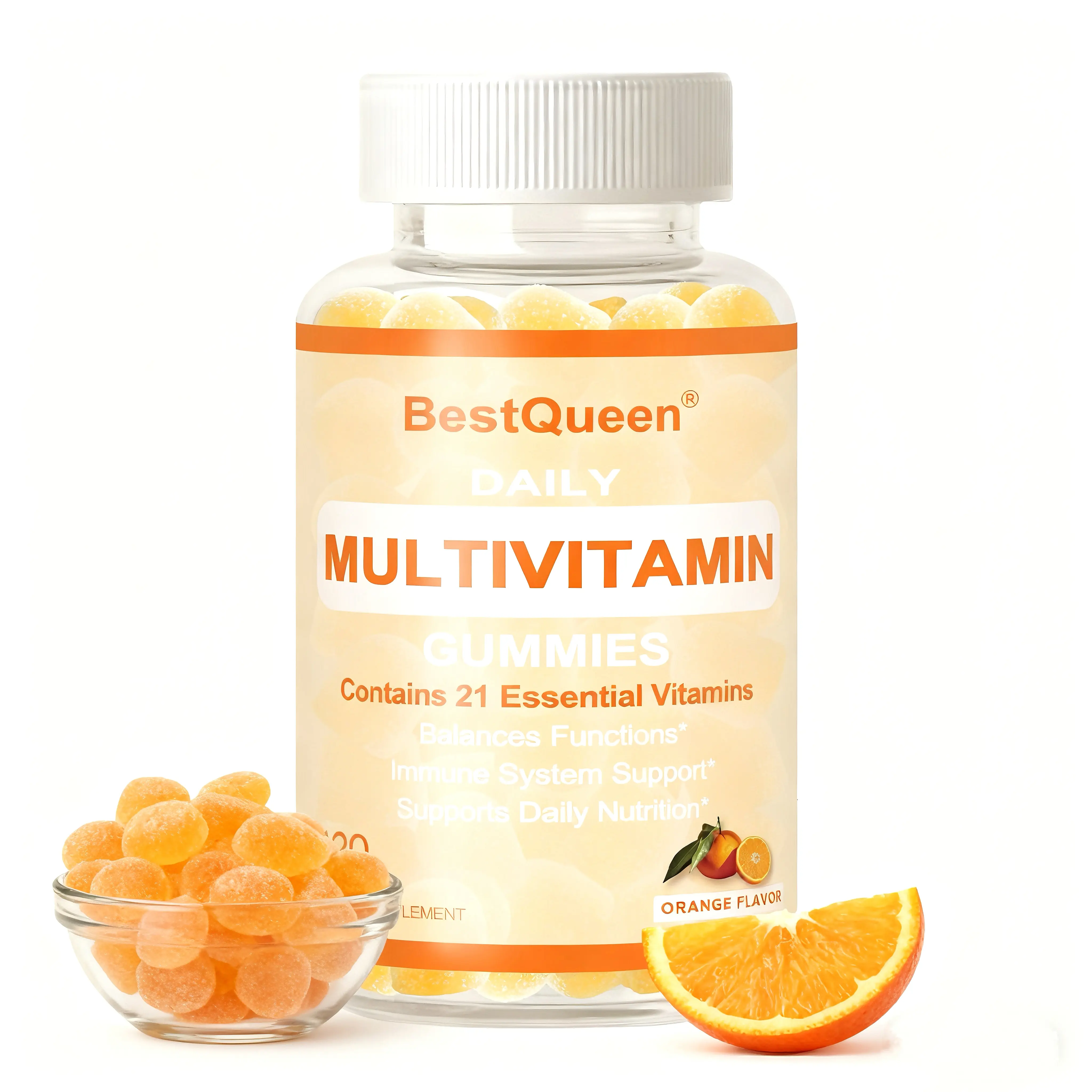 BestQueen Women's 30+ Vitapak Multivitamin, 21 Vitamins, Supports Stress, Bone & Overall Wellness, 120 Count, Edible Dietary Supplement，Non-GMO，Daily Supplement，Made in USA