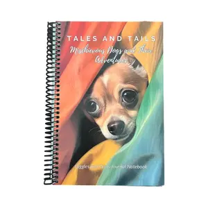 Spiral Bound. Tales and Tails: Mischievous Dogs and Their Adventures. Giggle and Grins Journal Notebook. Humor-Filled Diary for All Ages. Vibrant Images.