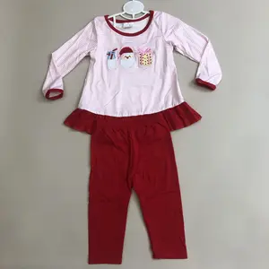 Kids Girl Christmas Outfit Milk Silk Santa Claus Gift Toddler Girl Christmas Clothes Suit