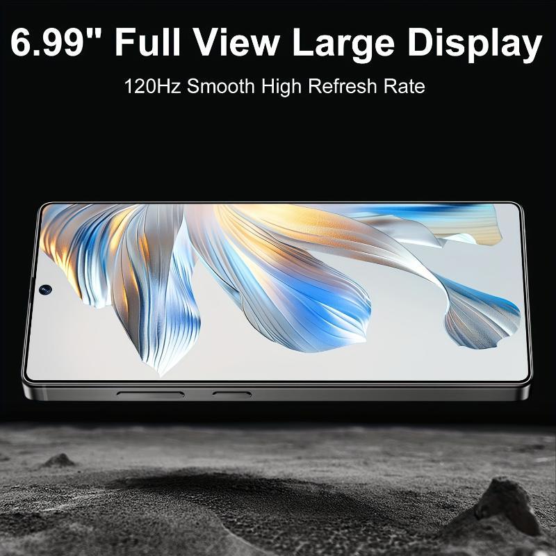 25Ultra Android Smartphone, 6.8 Inch Dual 108MP+48MP Cameras, Long-Lasting 6800mAh Battery, Fast Charging, OTG Function, Facial Recognition Unlocking, Stylus, 12GB RAM +512GB ROM, 5G Network Android 14 OS, Unlock Cellphone for