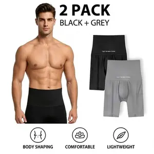 Hunk fitness sports big belly body cheat! Men's body sculpting sports trousers 3D three-dimensional strong thermal leggings