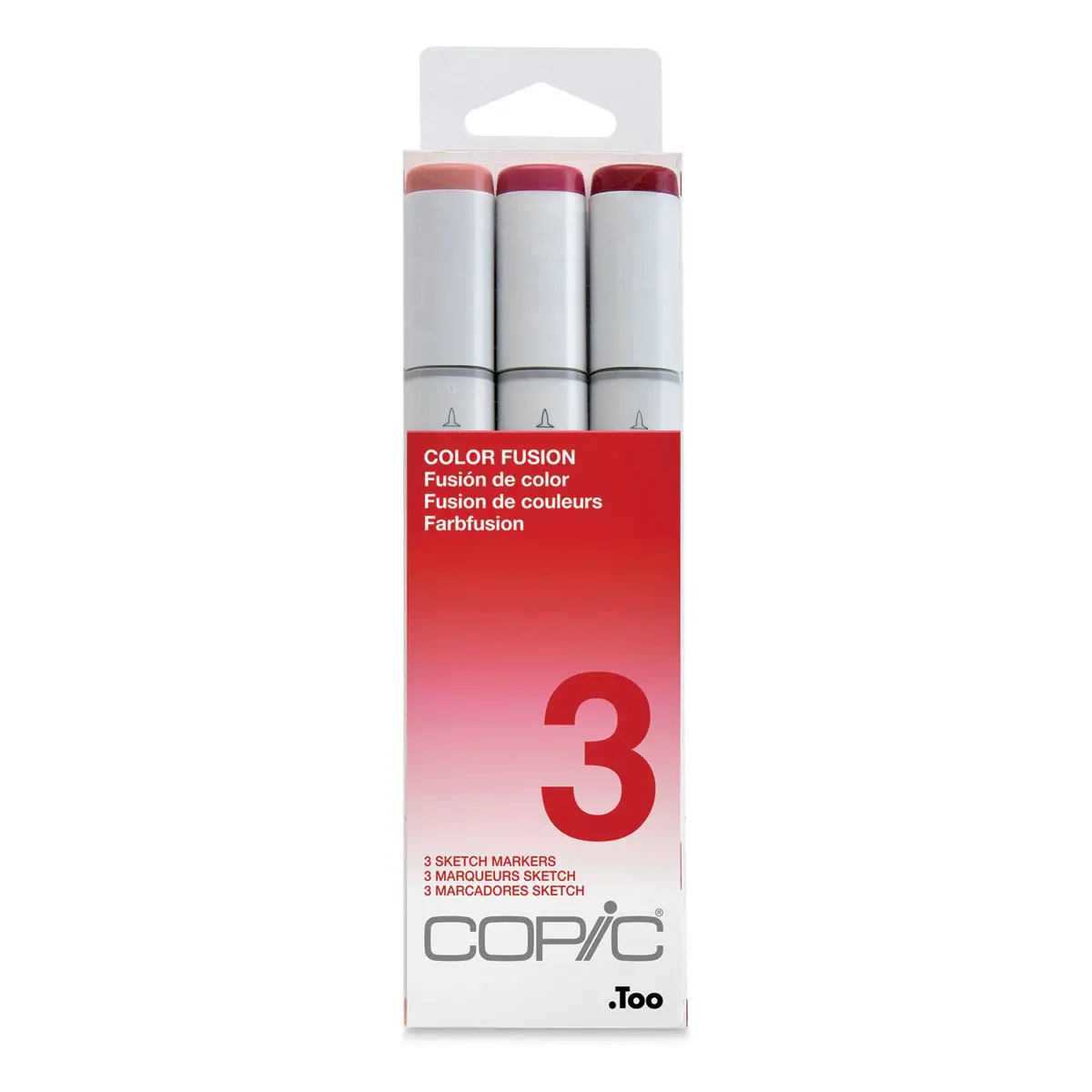 Copic - Sketch Marker Color Fusion - Set 3 Reds, 3 pk