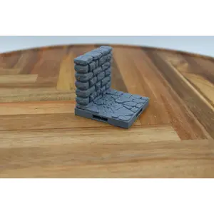 2"x2" Dungeon Floor with Wall Tile