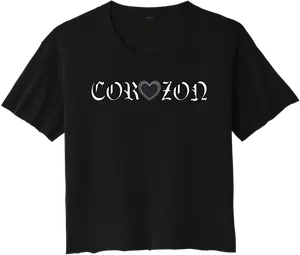 Corazon Summer Fun Crop-top  4-ounce, 65/35 poly/combed ring spun cotton