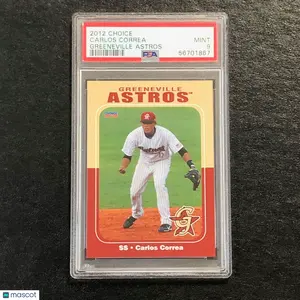 2012 Choice Carlos Correa PSA 9 Mint Greeneville Astros