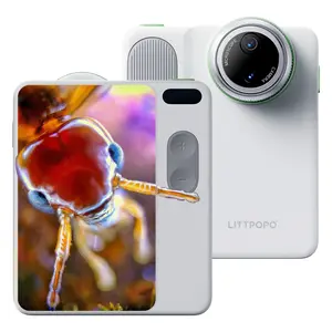 MicroCam X1 Mini Microscope Camera 400X – See Skin, Bugs & Hidden Details in 4K | Pocket Digital Microscope