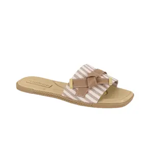 Moleca Slide Sandals for Women | Comfort Flat Sandals with Knot Detail | Casual Chic Summer Shoes