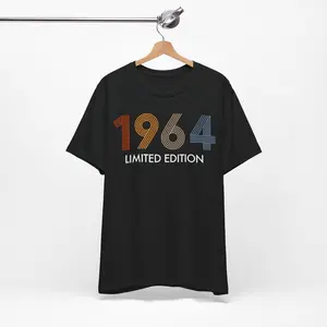 Retro 60 Years Vintage 1964 Limited Edition 60Th Birthday T-Shirt, Vintage 1963 Shirt For 60th Birthday Shirt ,Gift Shirt, 60th Birthday Gift For Women, 60th Birthday Gift For Men,Vintage Shirt, Vintage Gift