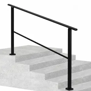 Garvee Hand Rails Railings for Seniors, Garden Indoor Stair Railing Porch Railing Deck Handrail for Concrete 5 Step 1730 * 990
