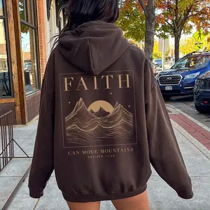 Christian Hoodies Jesus Hoodie Christian Streetwear Brown Hoodie God Is Good Faith Based Shirt Christian Merch Religious Hoodie God