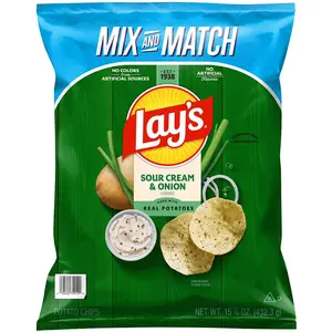 Lay's Sour Cream & Onion Potato Chips, 15.25 oz.