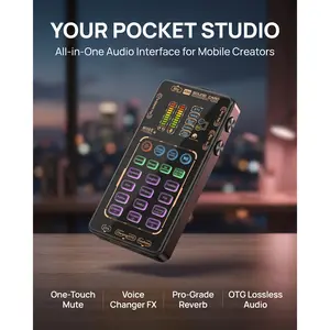 X55 Audio Mixer: One-Click Noise Reduction & Studio Sound
