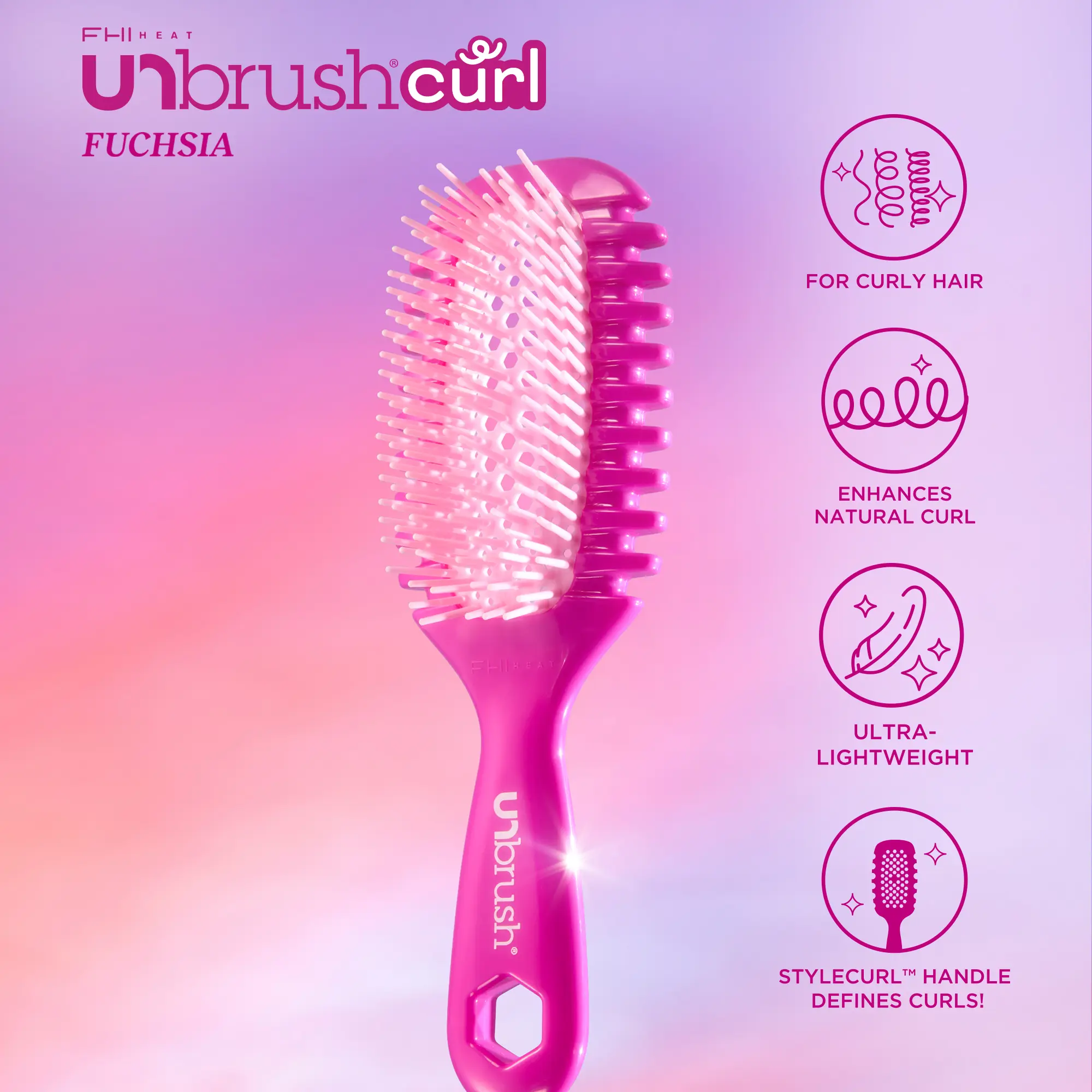 UNbrush Curl Hair Brush by FHI HEAT UNbrush Curl Hair Brush by FHI HEAT