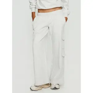 Rozanna Cargo Sweat Pants Grey Marle