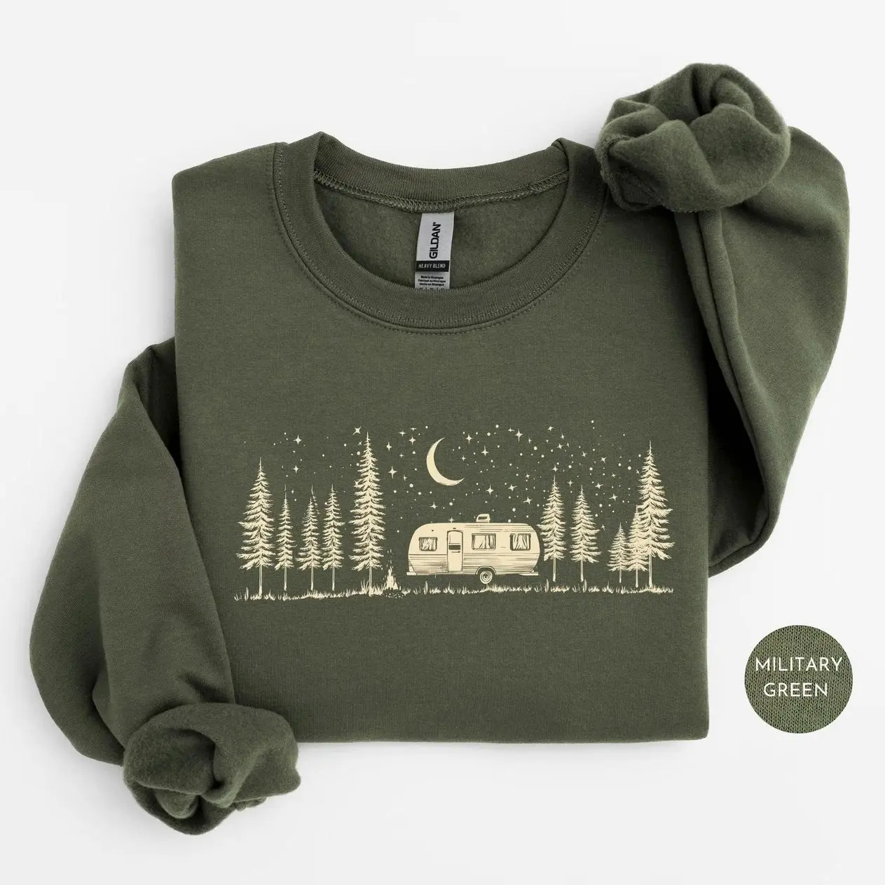 Retro Camping Sweatshirt, Vintage Camping Vacation Crewneck, Family Camping Matching Sweater, Nature Adventure Graphic Sweatshirt, Outdoor Lover Gift for Women & Men
