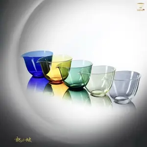 【Designed by Wei Xiaobo · Borosilicate Glass Fairness Pitcher | Available in Four Colors · Minimalist & Elegant · Tea Set Gift Box】