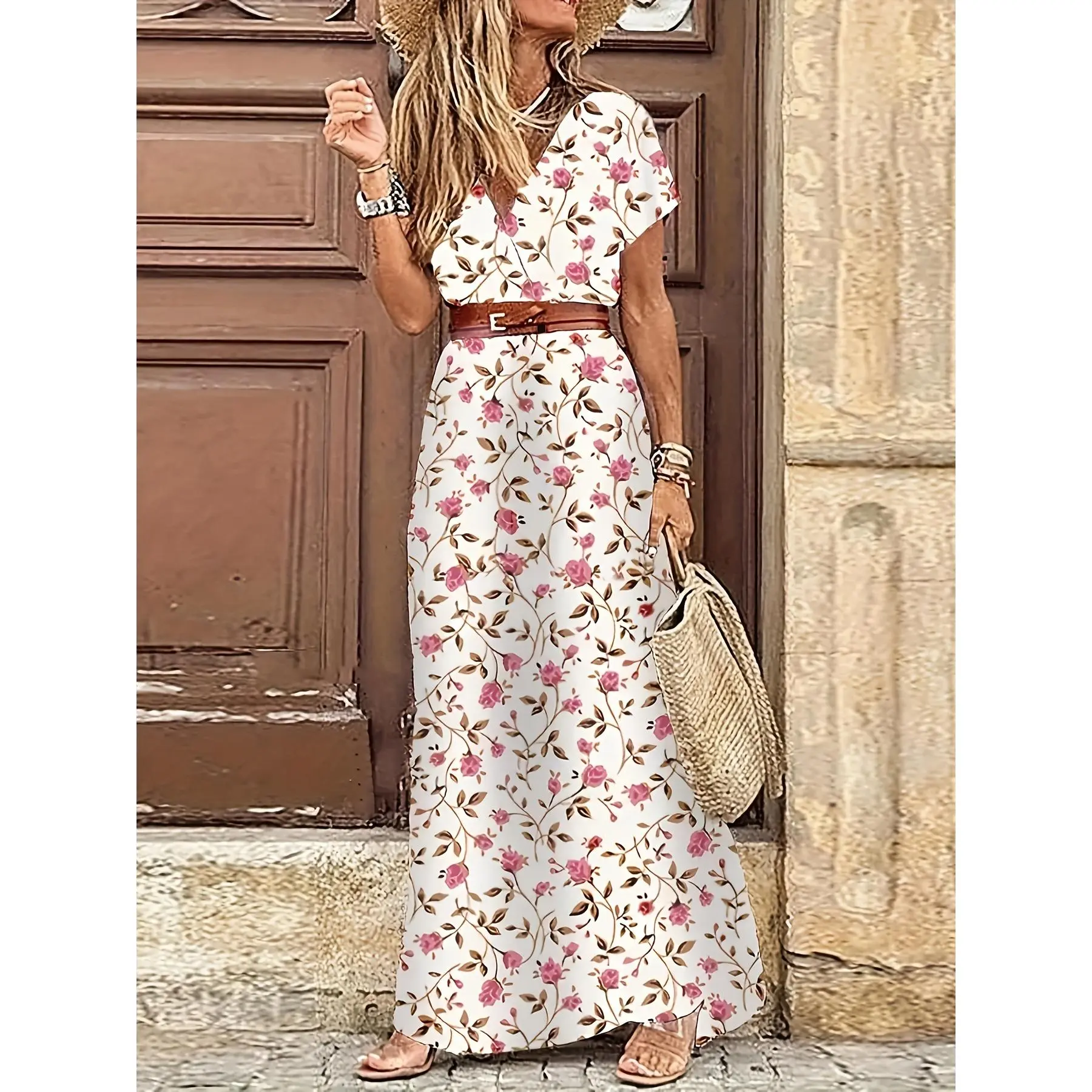 maxi long sleeve dresses Alayna
