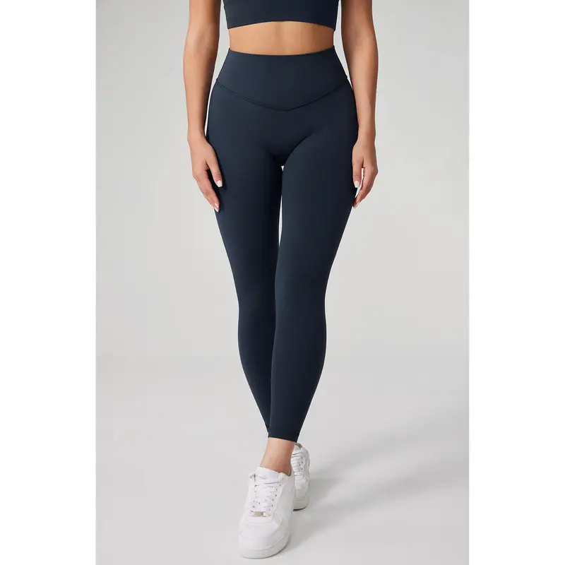 Hugcurve No Front Seam High Waisted Workout Leggings for Women Buttery Soft Yoga Pants Gym Athletic Tights 25''/28'',clothes for back to school,first day of school outfits,sohochic